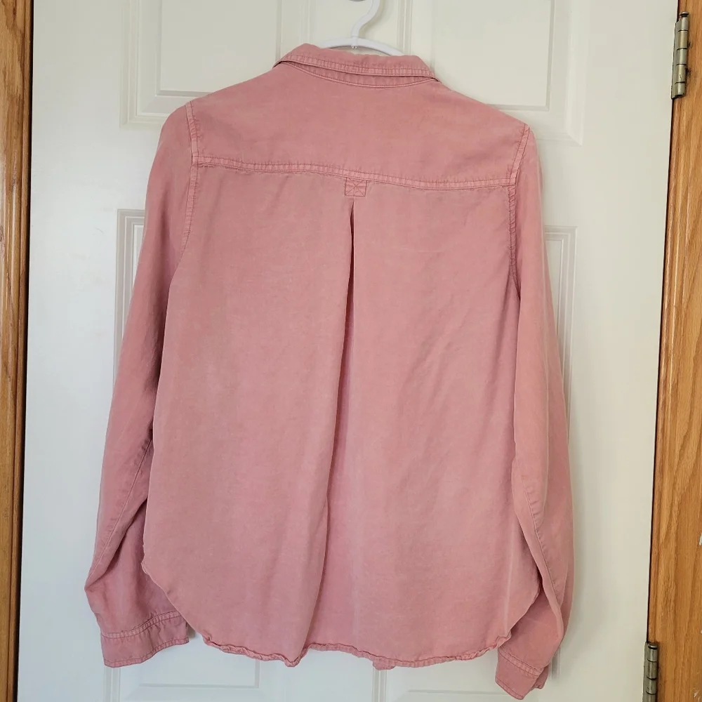 Pink Denim Button Up - Picture 6 of 6